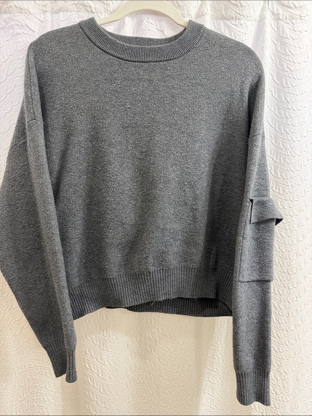 Pink Republic Gray Crewneck Sweater